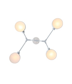 SLE183502-04 Люстра потолочная Белый/Белый E14 4*60W GIMENTO-foto10