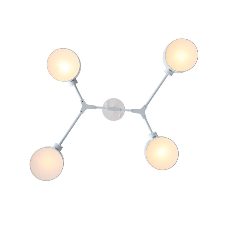 SLE183502-04 Люстра потолочная Белый/Белый E14 4*60W GIMENTO