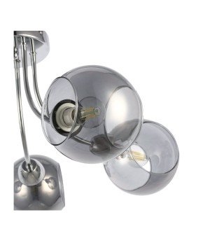 SLE102102-05 Люстра потолочная Хром/Дымчатый E14 5*40W RELOTTE-foto3