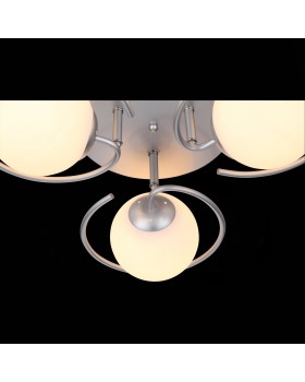 SL418.102.03 Люстра потолочная Серебристый/Белый E27 3*60W GALIO-foto6