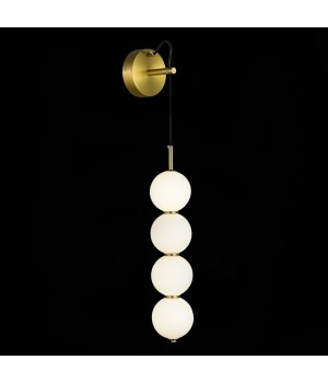 SL6112.201.14 Бра ST-Luce Золотистый/Молочно-белый LED 1*14W ODE-foto3