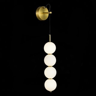 SL6112.201.14 Бра ST-Luce Золотистый/Молочно-белый LED 1*14W ODE-foto3