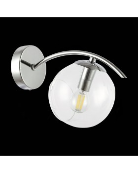 SLE102601-01 Бра Хром/Прозрачный E14 1*40W RATELLA-foto4