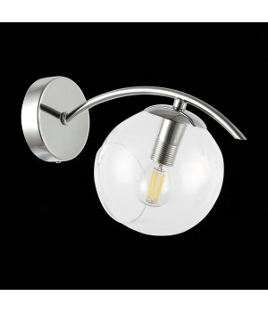 SLE102601-01 Бра Хром/Прозрачный E14 1*40W RATELLA-foto4