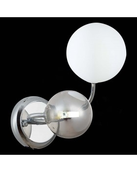 SLE220911-02 Бра Хром/Белый, Дымчатый G9 2*5W FORMAE-foto3