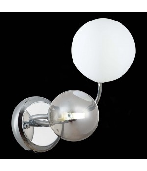 SLE220911-02 Бра Хром/Белый, Дымчатый G9 2*5W FORMAE-foto3