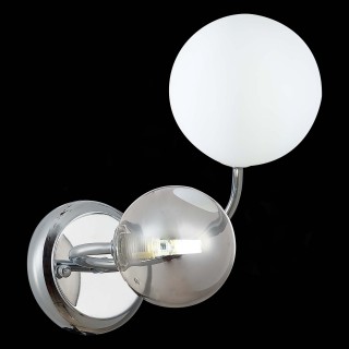 SLE220911-02 Бра Хром/Белый, Дымчатый G9 2*5W FORMAE-foto3