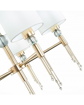 SLE105153-05 Светильник подвесной Золотистый/Белый E27 5*60W PRIMMA-foto3