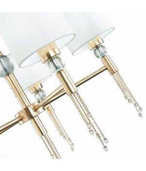 SLE105153-05 Светильник подвесной Золотистый/Белый E27 5*60W PRIMMA-foto3