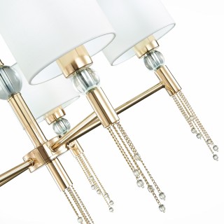 SLE105153-05 Светильник подвесной Золотистый/Белый E27 5*60W PRIMMA-foto3