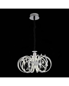 SL923.103.12 Люстра подвесная ST-Luce Хром, Прозрачный/Белый LED 1*70W 4000K OTTAVO-foto4