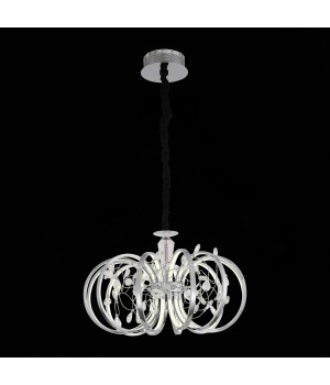 SL923.103.12 Люстра подвесная ST-Luce Хром, Прозрачный/Белый LED 1*70W 4000K OTTAVO-foto4