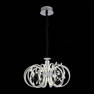 SL923.103.12 Люстра подвесная ST-Luce Хром, Прозрачный/Белый LED 1*70W 4000K OTTAVO-foto4