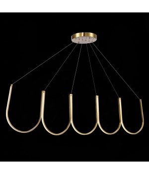 SL6202.213.01 Светильник подвесной ST-Luce Золотистый LED 1*68W 3000K HEIT-foto5