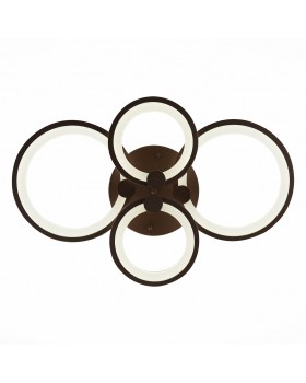 SLE200372-04 Светильник потолочный Кофейный/Белый LED 1*100W 3000-6000K LETO-foto5