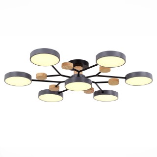 SLE6006-702-07 Светильник потолочный Серый/Серый LED 7*12W 3000K/4500K/6000K FAEMA-foto3