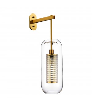 SL1048.301.01 Бра ST-Luce Латунь/Прозрачный E14 1*40W GERRIT-foto2