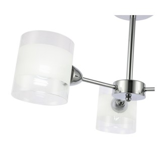 SLE102802-03 Люстра потолочная Хром/Прозрачный, Белый E14 3*40W MIENTO-foto3