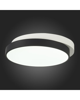 SLE200702-01 Светильник потолочный Черный, Белый/Белый LED 1*45W 3000K/4000K/6000K QVO-foto3
