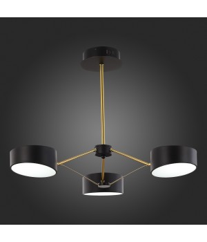 SLE6005-402-03 Светильник потолочный Черный/Черный LED 3*10W VALLE-foto5