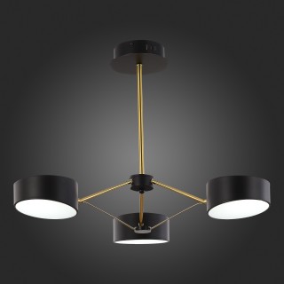 SLE6005-402-03 Светильник потолочный Черный/Черный LED 3*10W VALLE-foto5