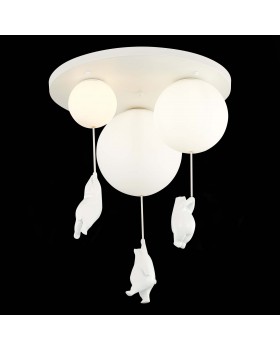 SLE115402-03 Светильник потолочный Белый/Белый E27/G9 3*160W MODENA-foto4