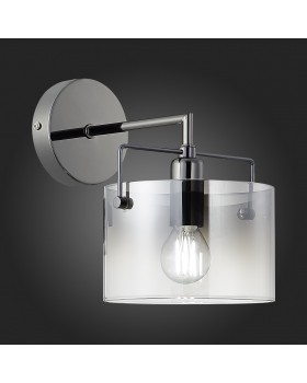 SLE155601-01 Бра Хром/Дымчатый E14 1*40W NOSTA-foto5