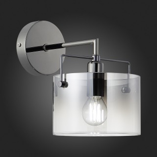 SLE155601-01 Бра Хром/Дымчатый E14 1*40W NOSTA-foto5