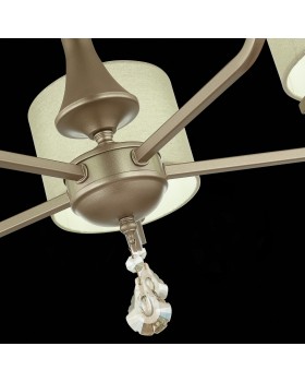 SLE107703-05 Люстра подвесная Шампань/Светло-бежевый E14 5*40W ELIDA-foto7