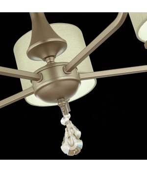 SLE107703-05 Люстра подвесная Шампань/Светло-бежевый E14 5*40W ELIDA-foto7