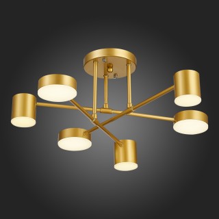 SLE201022-06 Светильник потолочный Золотистый/Золотистый LED 6*7W 4000K NOBEL-foto6