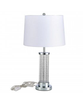 SL1003.104.01 Прикроватная лампа ST-Luce Хром/Белый E27 1*40W CORSI-foto2