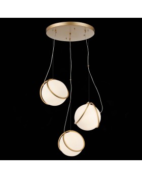 SL1181.353.03 Светильник подвесной ST-Luce Латунь/Латунь, Белый E27 3*40W Acerra-foto4