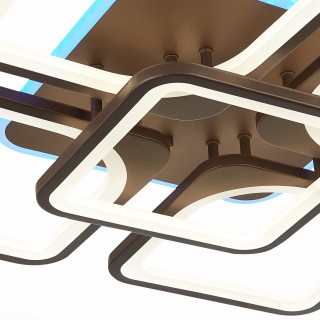 SLE500472-05RGB Светильник потолочный Кофейный/Белый LED 1*170W RGB 10W 3000-6000K VALIA-foto5