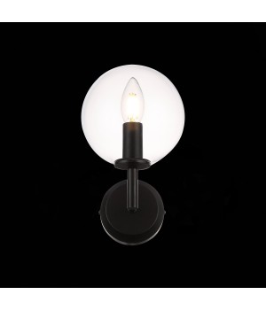 SL424.401.01 Бра Черный/Прозрачный E14 1*40W ROSELLO-foto5