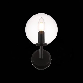 SL424.401.01 Бра Черный/Прозрачный E14 1*40W ROSELLO-foto5