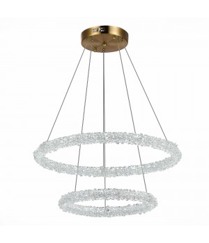 SL6110.203.02 Люстра подвесная ST-Luce Золотистый/Золотистый LED 2*28W 3000 - 6500K AVANA-foto4