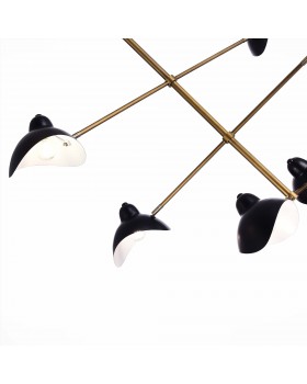 SL1801.303.06 Люстра подвесная ST-Luce Античная бронза/Черный E14 6*60W MINNE-foto3