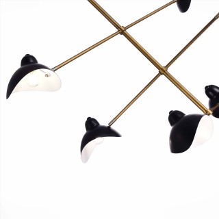 SL1801.303.06 Люстра подвесная ST-Luce Античная бронза/Черный E14 6*60W MINNE-foto3