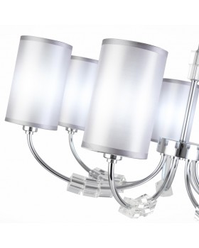 SLE156002-07 Люстра потолочная Хром/Серый E14 7*40W EMMI-foto13