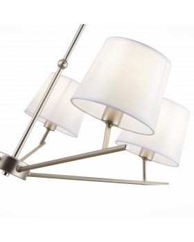 SLE300102-05 Светильник потолочный Никель/Белый E14 5*40W DENICE-foto3