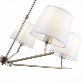 SLE300102-05 Светильник потолочный Никель/Белый E14 5*40W DENICE-foto3