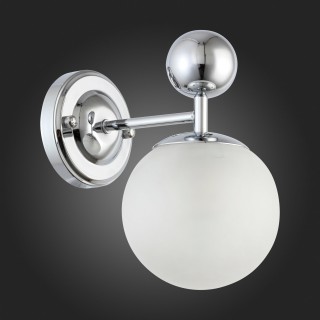 SLE106101-01 Светильник настенный Хром/Белый E27 1*60W PECHIO-foto6