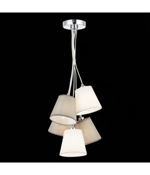 SLE300403-05 Светильник подвесной хром/белый, серый E14 5*40W PRATO-foto4