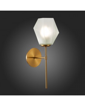 SLE205201-01 Бра Латунь/Белый E27 1*60W TERRAMO-foto4