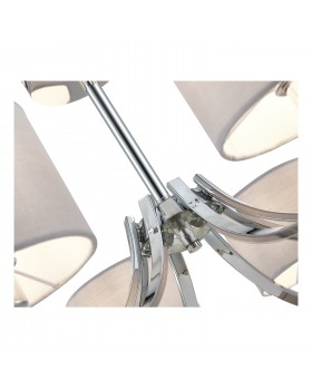 SLE105303-08 Люстра подвесная Хром/Серый E14 8*40W LINDA-foto10