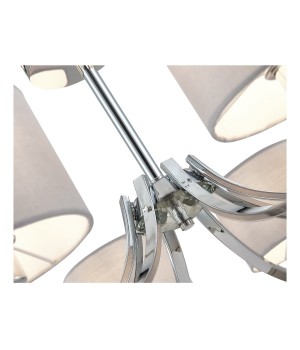 SLE105303-08 Люстра подвесная Хром/Серый E14 8*40W LINDA-foto10