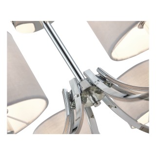 SLE105303-08 Люстра подвесная Хром/Серый E14 8*40W LINDA-foto10