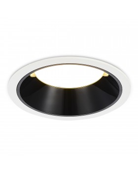 ST755.438.12 Св-к встр. Черный LED 1*12W 3000K 1 080Lm Ra80 120° IP20 D105xH50 100-240V Встраиваемые светильники