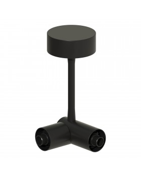 ST1602.439.00 Потолочный токопроводящий угловой соединитель ST-Luce Черный TECHNO-foto2